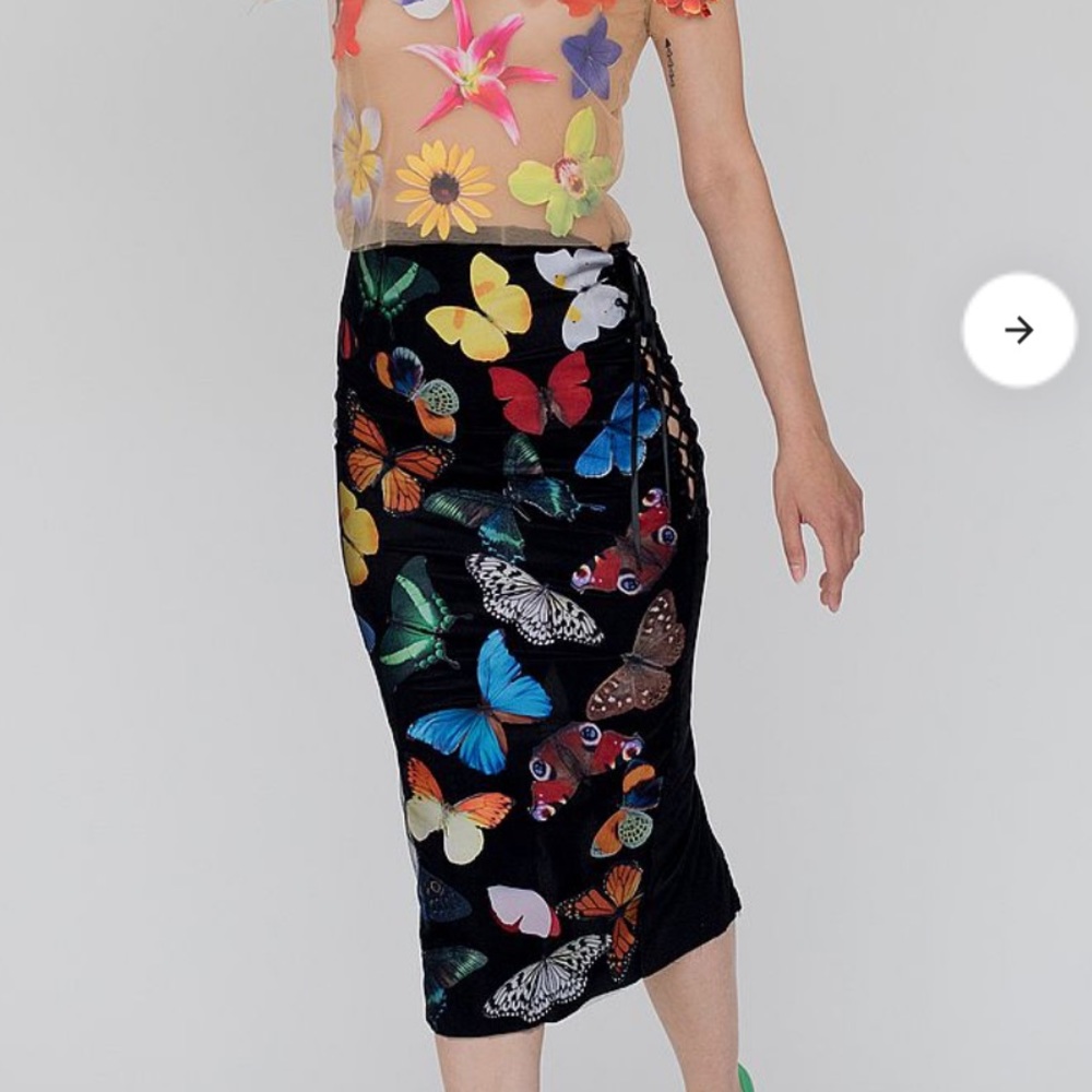 Tyler McGillivary Elsa butterfly skirt